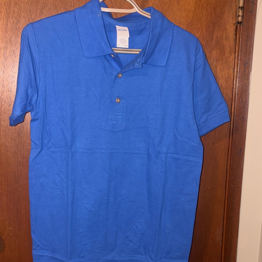 Gildan Men's Vibrant Blue Polo Shirt